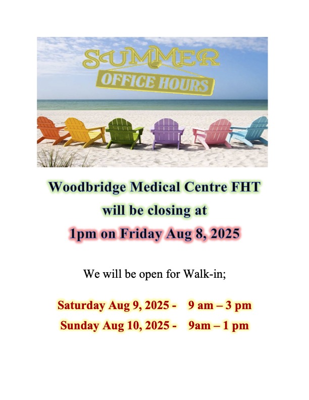 Summer hours – Aug 8, 2025
